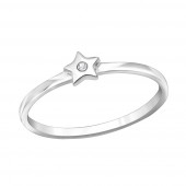 Inel din argint Stea cu piatra DiAmanti DIA30643